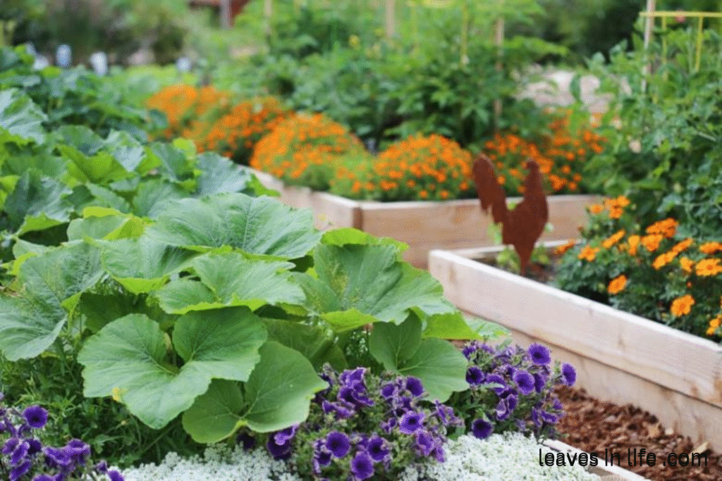 annual companion plants for roses